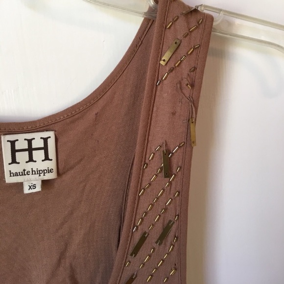 Haute Hippie Sleeveless Beaded Modal Dress - Picture 8 of 8